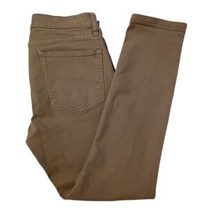 J Crew 250 Jeans Mens 31/30 (32/28.5) Tan Skinny-fit Stretch AZ961 Faded Dill